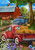 Briarwood Lane Country Lane Spring Garden Flag with colorful springtime farm scene and red vintage truck.