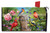 Briarwood Lane Fence Post Birds Spring Mailbox Cover with colorful cardinals, bluebirds, goldfinches, and flowers.