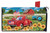 Briarwood Lane Land Of The Free red truck mailbox cover with American patriotic farm scene.