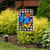 Briarwood Lane Checkered Butterflies Spring Garden Flag with colorful butterflies and flowers on plaid background.