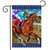 Horse Racing Everyday Garden Flag