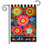 Briarwood Lane Bright Blooms Spring Garden Flag with colorful flowers and welcome message for porch display.