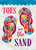 Briarwood Lane small printed garden flag with colorful toes in sand design for spring summer porch display.