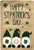 St. Patrick's Gnome Trio Burlap Garden Flag