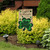 Briarwood Lane small printed garden flag with Happy St. Patrick's Day shamrock in gold and green.