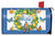 Briarwood Lane Lemon Wreath Spring Mailbox Cover with colorful butterflies and plaid border welcomes springtime.