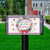 Briarwood Lane American Wreath Rustic Mailbox Cover with patriotic stars and stripes pattern in red, white, blue.