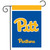 University Of Pittsburgh NCAA Licensed Garden Flag by Briarwood Lane, blue with yellow Pitt Panthers logo.