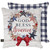 Briarwood Lane American Wreath Rustic Decorative Pillow, patriotic stars and stripes red, white, blue colors.
