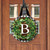 Wreath Monogram Letter B Door Hanger