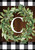 Wreath Monogram C Double-Sided House Flag