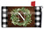 Wreath Monogram Letter N Mailbox Cover