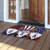 Briarwood Lane Patriotic Gnome Humor Natural Fiber Coir Doormat with USA and American flag design.