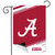 University of Alabama NCAA Double-Sided Garden Flag by Briarwood Lane, red and white with large "A" logo.