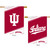 Briarwood Lane Indiana University NCAA Double-Sided House Flag with white logo and text on red background.