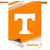 University of Tennessee NCAA Double-Sided House Flag by Briarwood Lane, orange and white with large T.