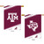 Briarwood Lane Texas A&M University NCAA Double-Sided House Flag maroon and white with team logo.