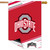 Ohio State University NCAA Double-Sided House Flag by Briarwood Lane, red, white, and black colors.