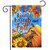 Briarwood Lane Faith Family and Fall double-sided garden flag with pumpkin, flowers, and bird design.
