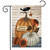 Briarwood Lane Rustic Autumn Blessings Garden Flag with pumpkins, sunflowers, and black bird decoration.