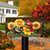 Fall Birds And Sunflowers Mailbox Cover