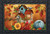 Briarwood Lane Fall Floral Birdhouses Doormat with colorful autumn design and decorative frame.