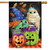 Costumed Pumpkins House Flag