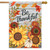 Be Thankful Flowers House Flag
