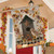 Primitive Fall  Birdhouse House Flag