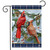 Wintertime Cardinals Winter Garden Flag