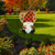 Fall Gnome Autumn Burlap Garden Flag