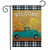 Autumn Pickup Truck Burlap Garden Flag