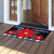 Merry Christmas Poinsettia Coir Doormat