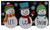 Briarwood Lane Snowman Trio Coir Doormat with snowmen and "LET it SNOW" text on black background.