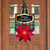 Merry Christmas Poinsettia Door Hanger