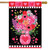Hearts and Flowers House Flag