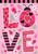 Briarwood Lane Ladybug Love Double-Sided House Flag with pink, red, black, and white ladybugs design.