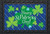Briarwood Lane Happy Shamrocks Doormat with green shamrocks and Happy St. Patrick's Day text.