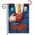 Briarwood Lane Super Dad Father's Day garden flag with blue plaid suit and red coffee mug.