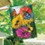 Butterflies and Daisies House Flag