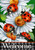 Briarwood Lane Ladybugs and Daisies house flag with welcome message and red ladybugs on white flowers.