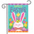 Bow Tie Easter Bunny Garden Flag