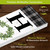Briarwood Lane Farmhouse Home Reversible Porch Leaner with black letter and greenery on white wood.