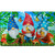 Briarwood Lane Gnome Sweet Gnome Comfort Mat with colorful gnomes and garden scene design.