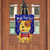 Briarwood Lane Spoiled Pup Door Hanger with cartoon dog and blue paw print background.