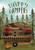 Briarwood Lane Happy Campsite House Flag with colorful camper illustration and green trees design.