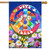 Peace and Love House Flag