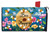Briarwood Lane Happy Beehive Mailbox Cover with colorful flowers, bees, and honeycomb design.