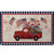 Red truck with American flags and flowers on Briarwood Lane Stars and Stripes comfort mat.