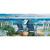 Briarwood Lane Seaside Escape Mini Mat with blue beach chairs and ocean view design elements.